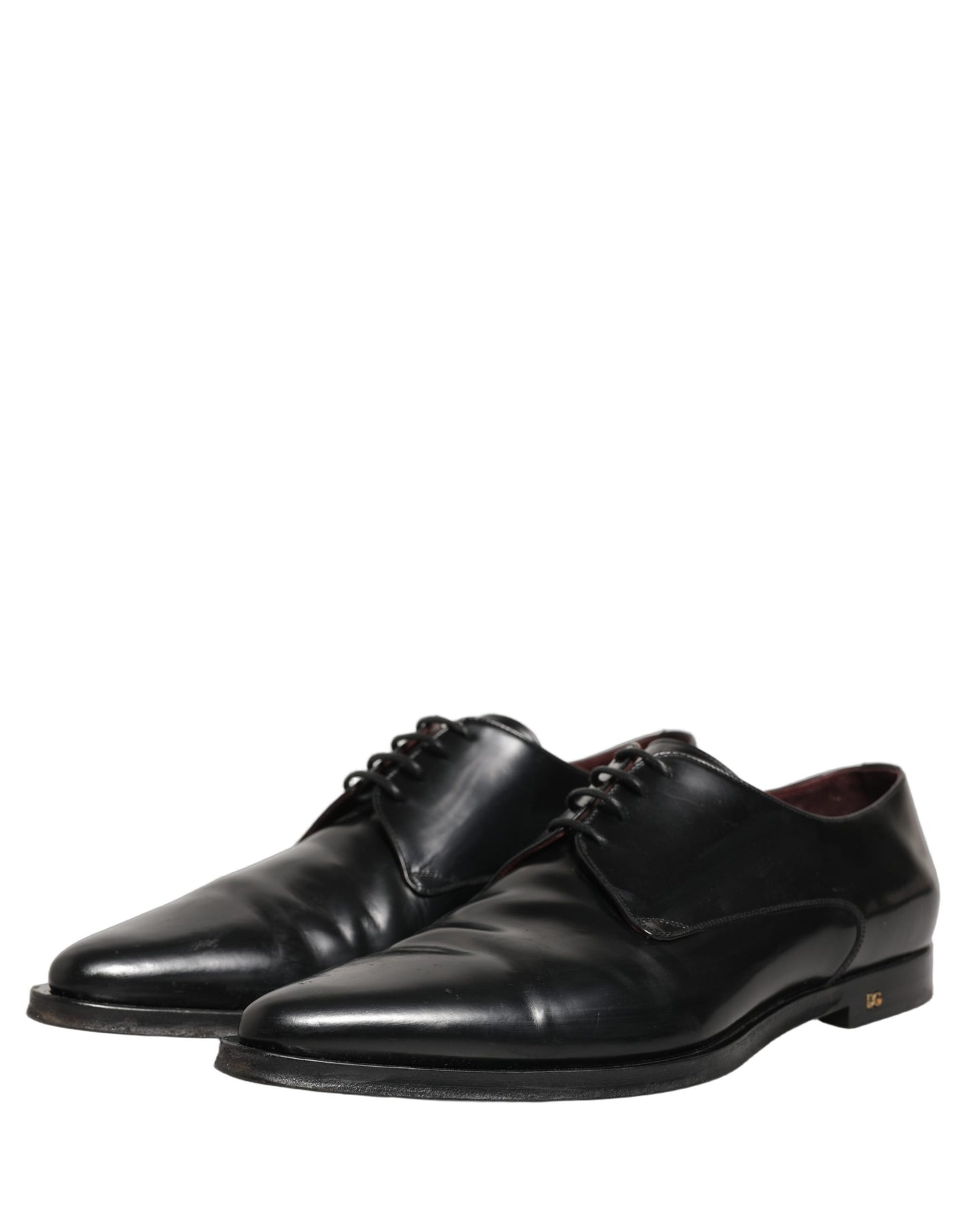 Black Leather Men Derby Dress Formal Shoes