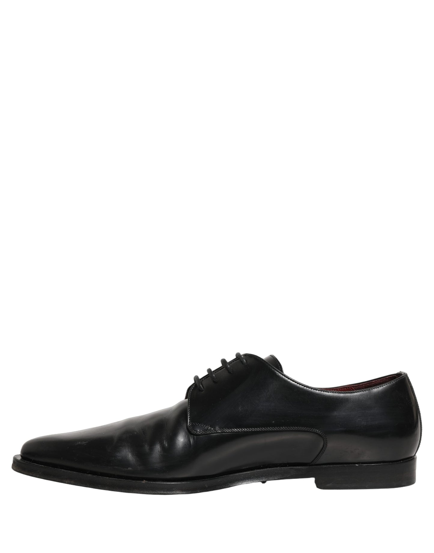 Black Leather Men Derby Dress Formal Shoes