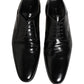 Black Leather Men Derby Dress Formal Shoes