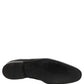 Black Leather Men Derby Dress Formal Shoes