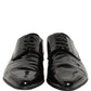 Black Leather Derby Dress Men Formal Shoes