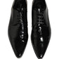 Black Leather Derby Dress Men Formal Shoes