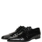 Black Leather Derby Dress Men Formal Shoes
