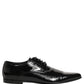 Black Leather Derby Dress Men Formal Shoes