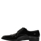 Black Leather Men Derby Dress Men Formal Shoes