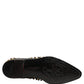 Black Leather Derby Dress Studded Formal Shoes