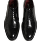 Black Leather Derby Dress Men Formal Shoes