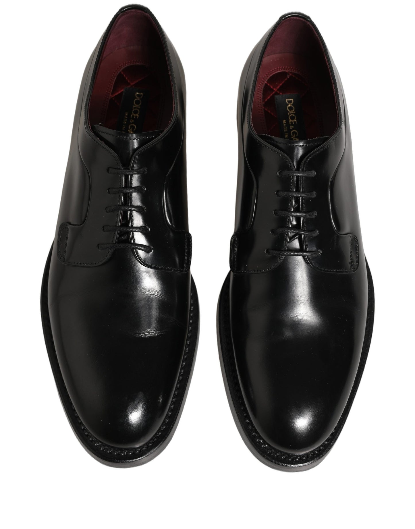 Black Leather Derby Dress Men Formal Shoes