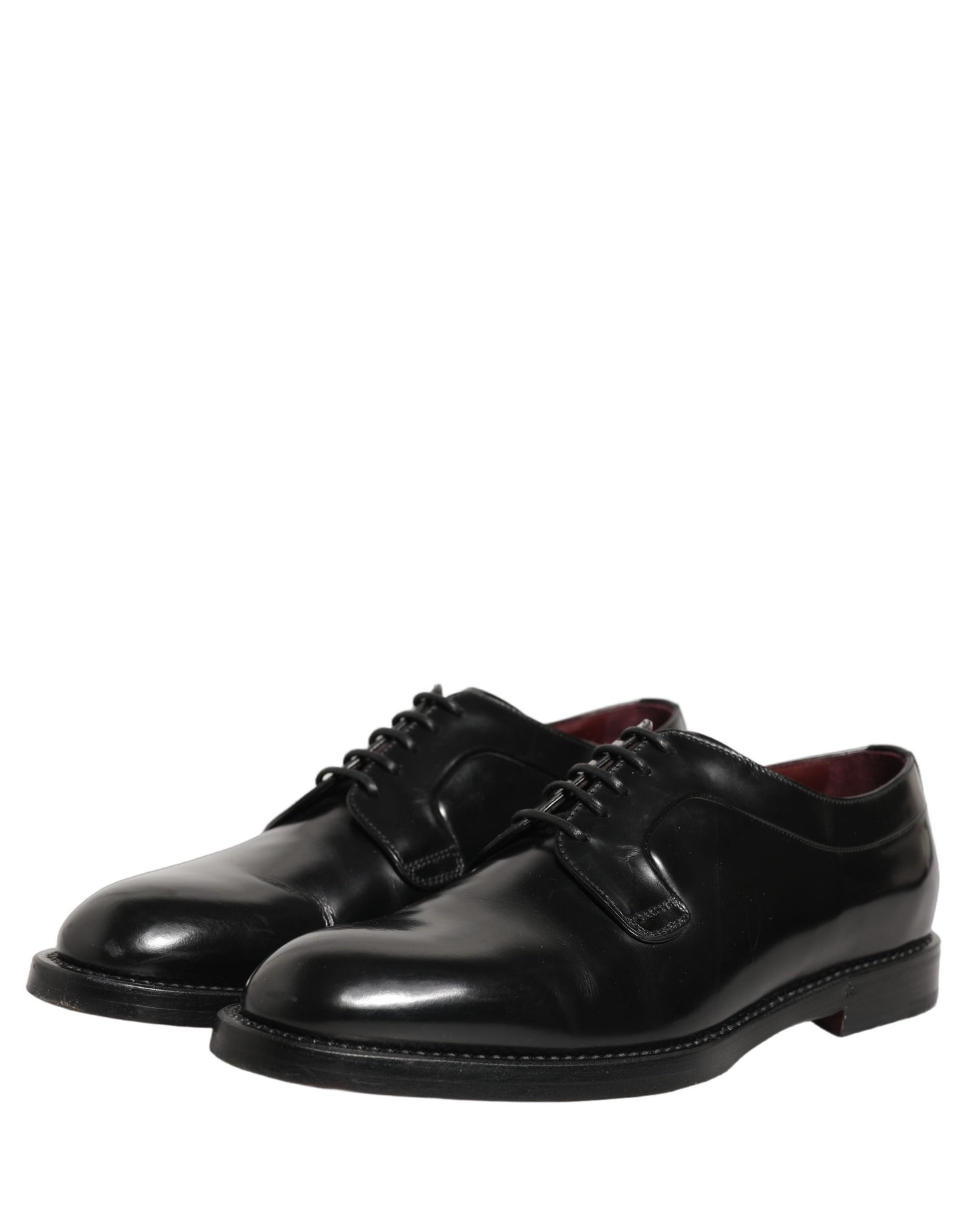 Black Leather Derby Dress Men Formal Shoes