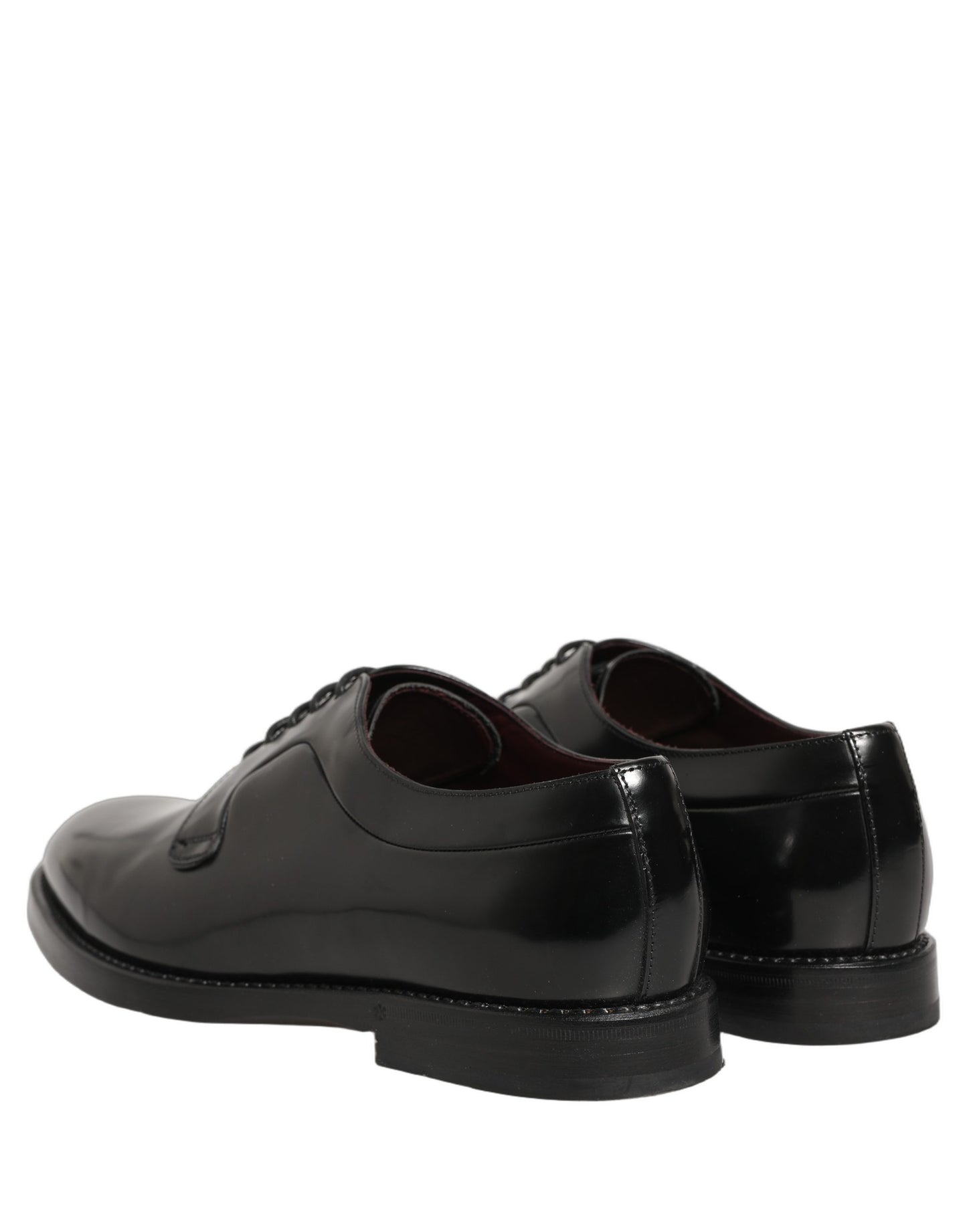 Black Leather Derby Dress Men Formal Shoes