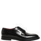 Black Leather Derby Dress Men Formal Shoes