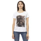 White Cotton Women T-Shirt