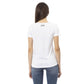 White Cotton Women T-Shirt