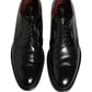 Black Leather Derby Dress Men Formal Shoes