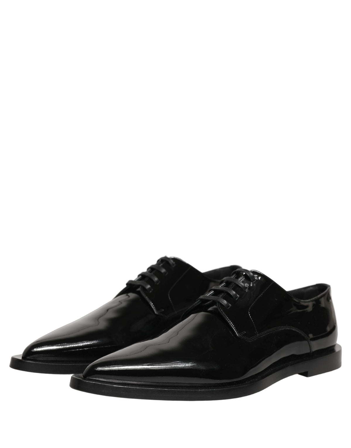 Black Leather Men Derby Dress Formal Shoes