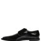 Black Leather Men Derby Dress Formal Shoes