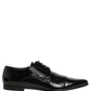 Black Leather Derby Dress Men Formal Shoes