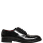 Black Leather Derby Dress Men Formal Shoes