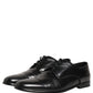 Black Leather Men Derby Dress Formal Shoes