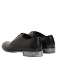 Dress Black Leather Lace Up Derby Men Shoes