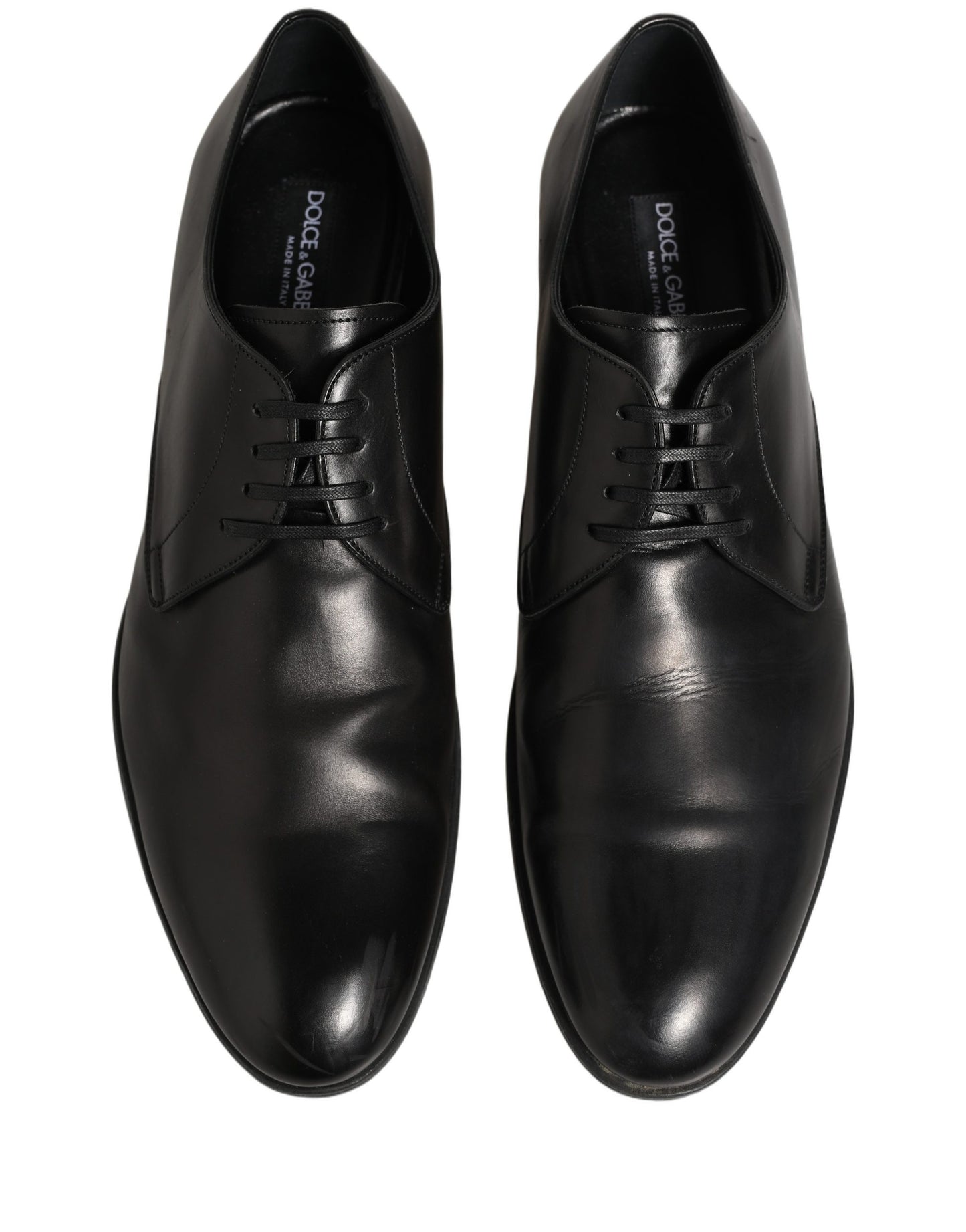 Dress Black Leather Lace Up Derby Shoes
