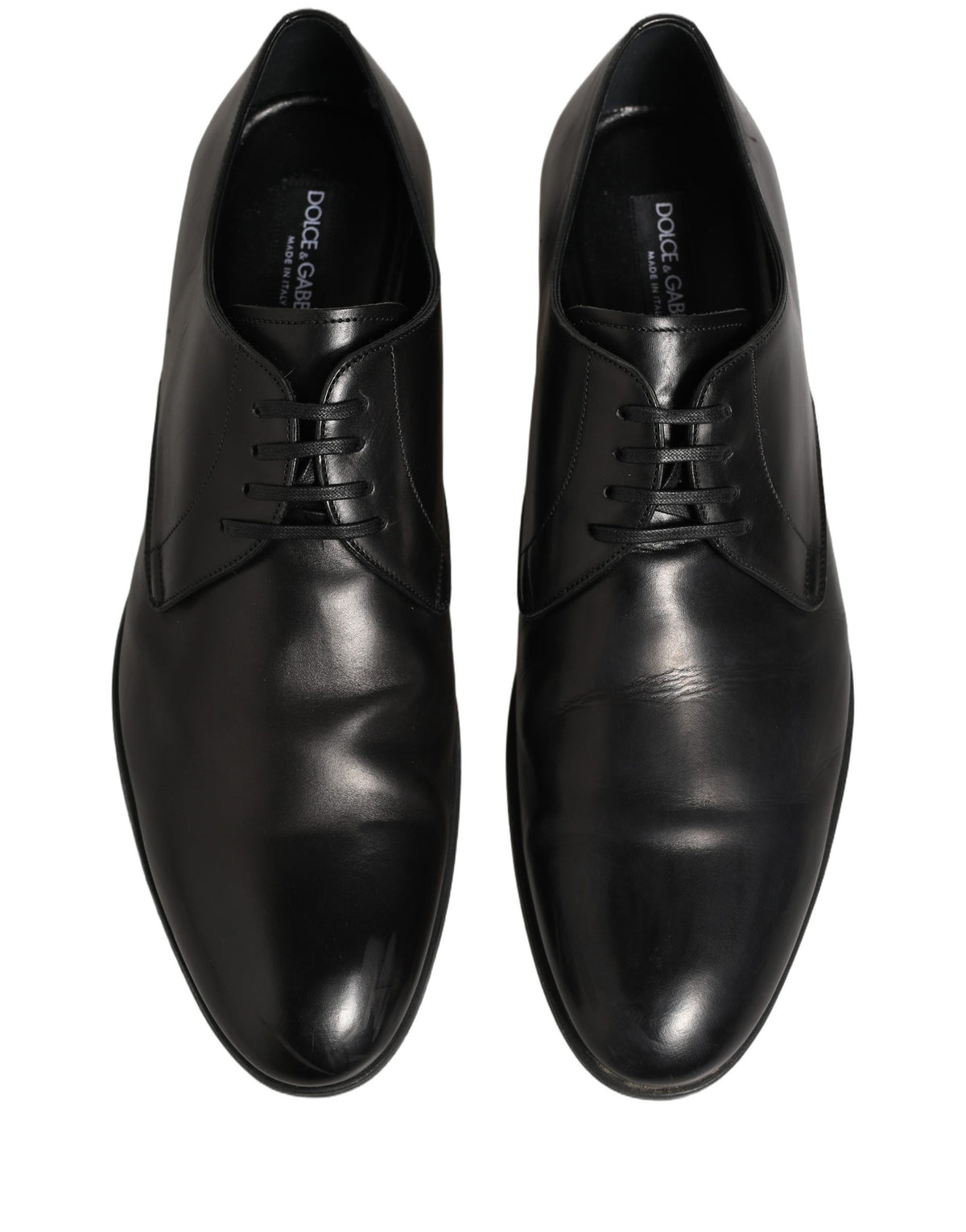 Dress Black Leather Lace Up Derby Shoes