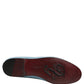 Blue Woven Men Slip On Dress Loafers Shoes