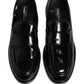 Black Leather Formal Men Dress Loafers Shoes