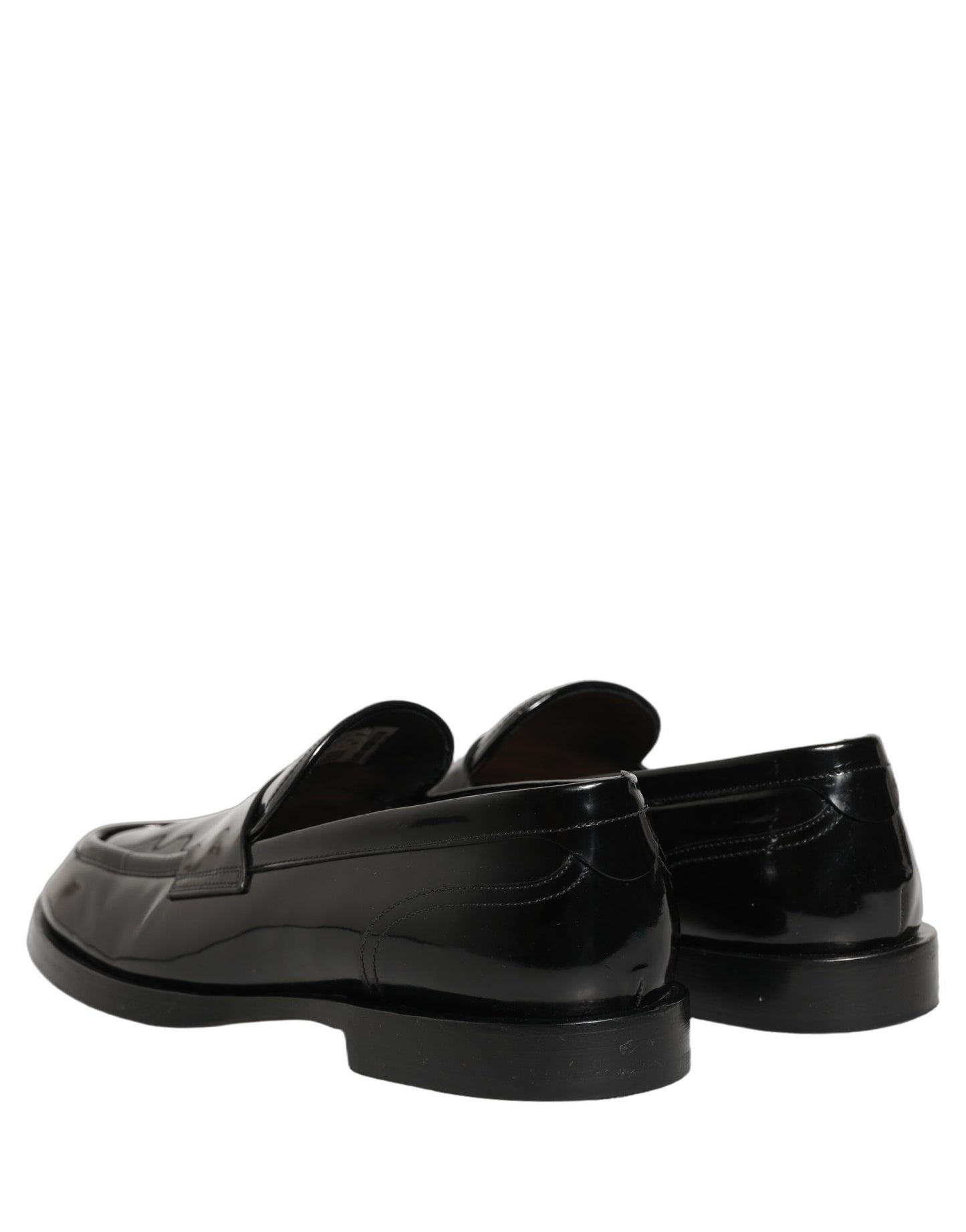 Black Leather Formal Men Dress Loafers Shoes