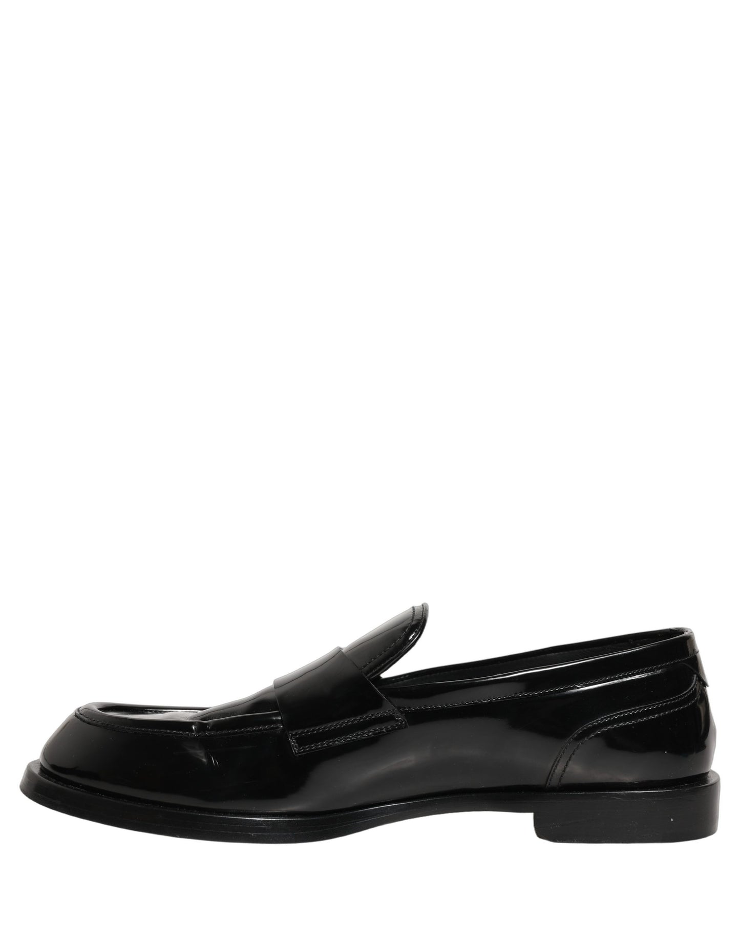 Black Leather Formal Men Dress Loafers Shoes