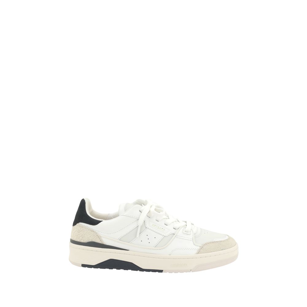 White Calf Leather Bos Taurus Athletic Sneakers