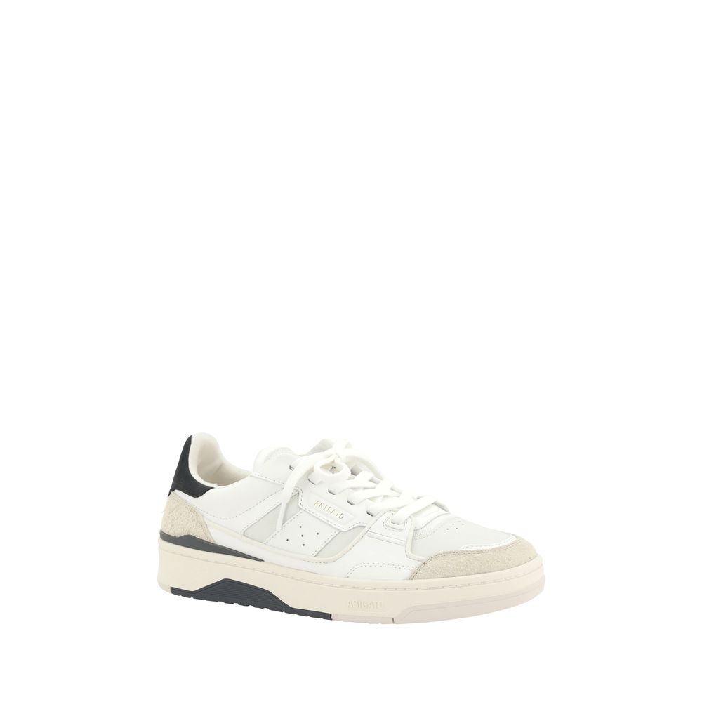 White Calf Leather Bos Taurus Athletic Sneakers