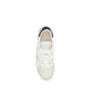 White Calf Leather Bos Taurus Athletic Sneakers