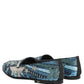 Multicolor Embroidered Sequin Loafers Shoes