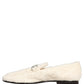 White Fur Shearling Men Dress Loafers Shoes