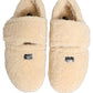 Beige Faux Fur Flats Men Slides Sandals Shoes