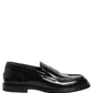 Black Leather Formal Men Dress Loafers Shoes