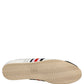 Black White Leather Suede Low Top Sneakers Shoes