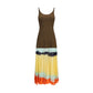 Multicolor Viscose Casual Dress