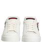 White Patch Calfskin Nappa Portofino Sneakers Shoes
