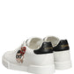 White Patch Calfskin Nappa Portofino Sneakers Shoes