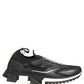 Black White Sorrento Slip-On Logo Sneakers Shoes
