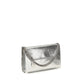 Silver Polyester Shoulder Bag