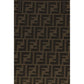 Brown Fabric Shoulder Bag
