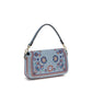 Blue Cotton Shoulder Bag
