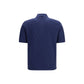 Blue Cotton Polo Shirt