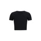 Black Cotton T-Shirt