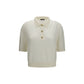 White Wool Oves Aries Polo Shirt