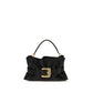 Black Calf Leather Bos Taurus Handbag