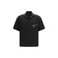 Black Lyocell Pattern Shirt